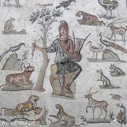 Orpheus & Beasts | Greco-Roman mosaic